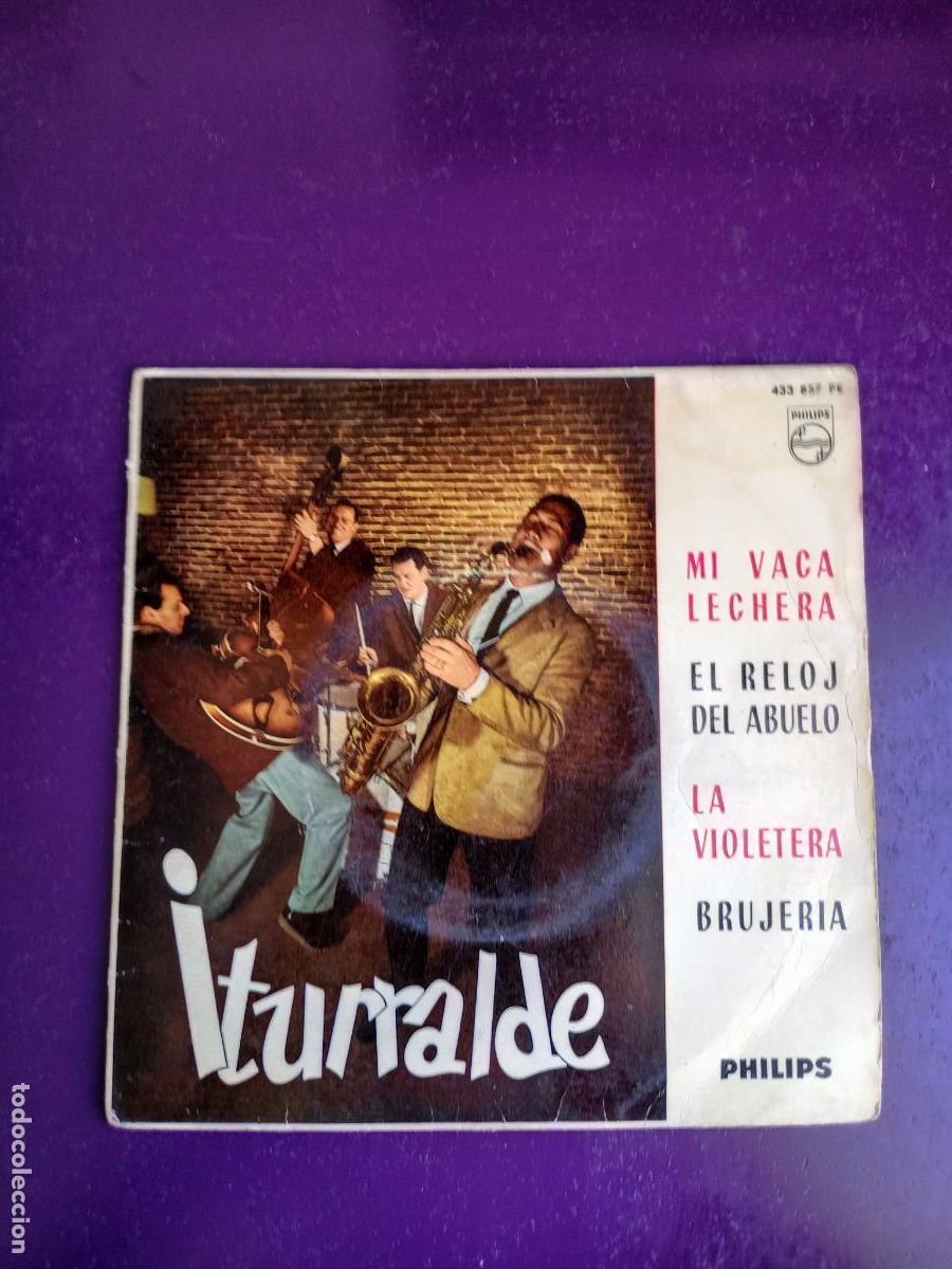 Discos de vinilo: Iturralde Y Su Conjunto &ndash; El Ritmo De Iturralde - MI VACA LECHERA +3 EP PHILIPS 1962 - JAZZ POP