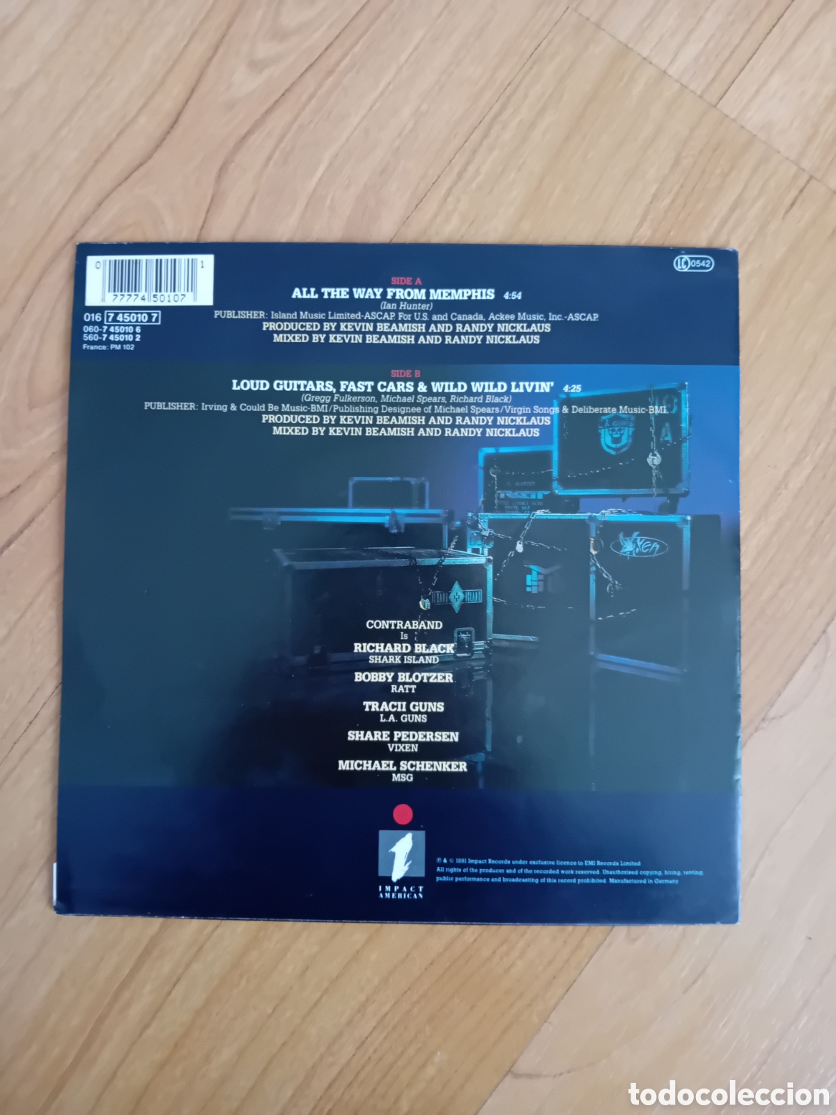 Discos de vinilo: CONTRABAND. ALL THE WAY FROM MEMPHIS - Foto 2
