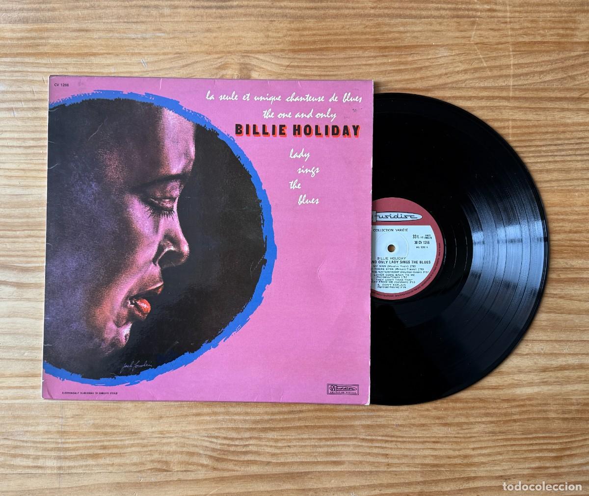 Discos de vinil: Billie Holiday - The one and only lady sings the blues. France 1973