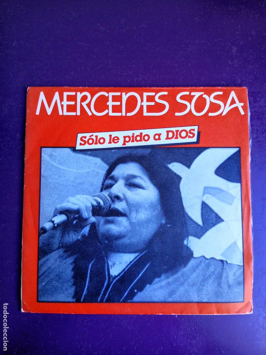 Discos de vinilo: Mercedes Sosa - Solo Le Pido A Dios / Daniel Viglietti &lrm;- CANCION PARA MI AMERICA - Sg FONOMUSIC 198