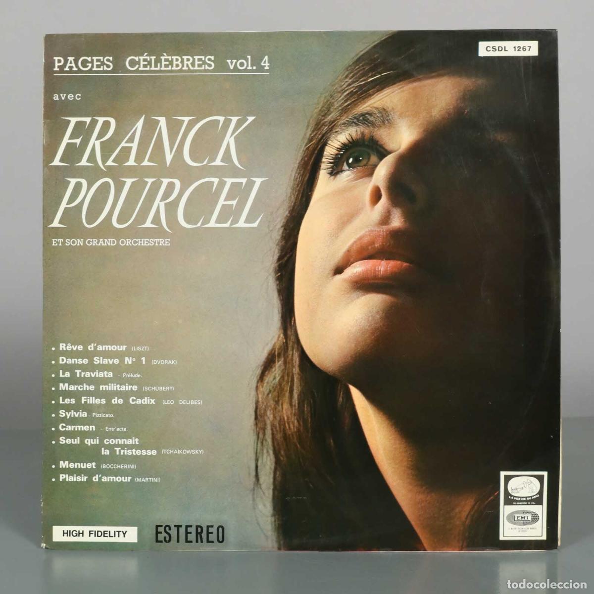 Discos de vinilo: LP. Pages C&eacute;l&egrave;bres vol. 4 - Franck Pourcel et son Grand Orchestre