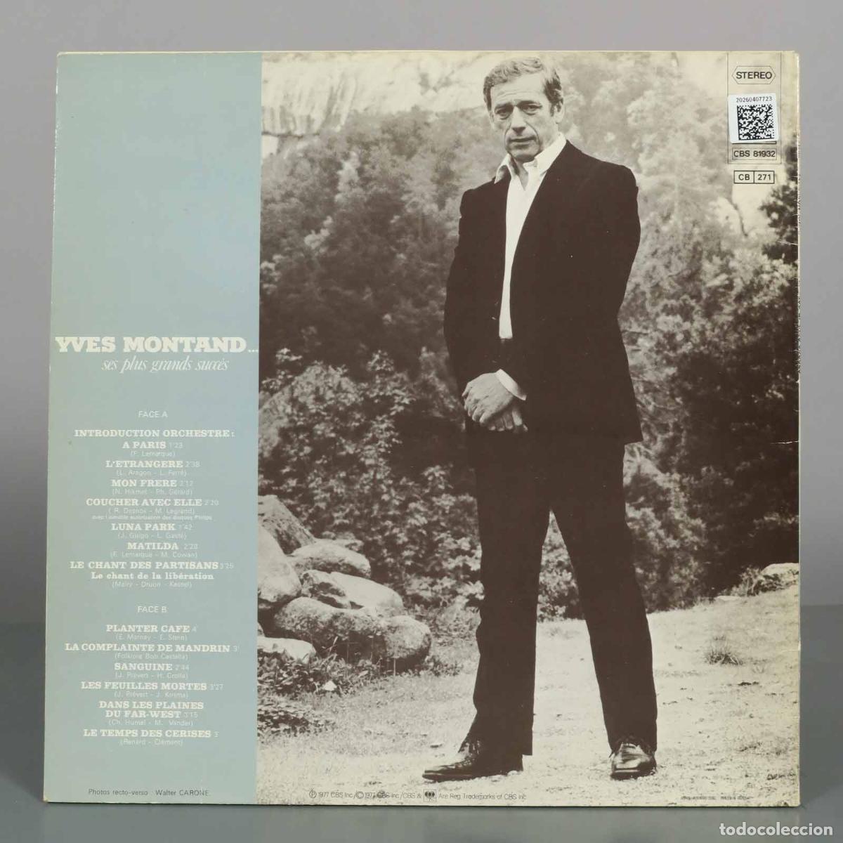 Discos de vinilo: LP. Ses Plus Grands Succ&egrave;s - Yves Montand