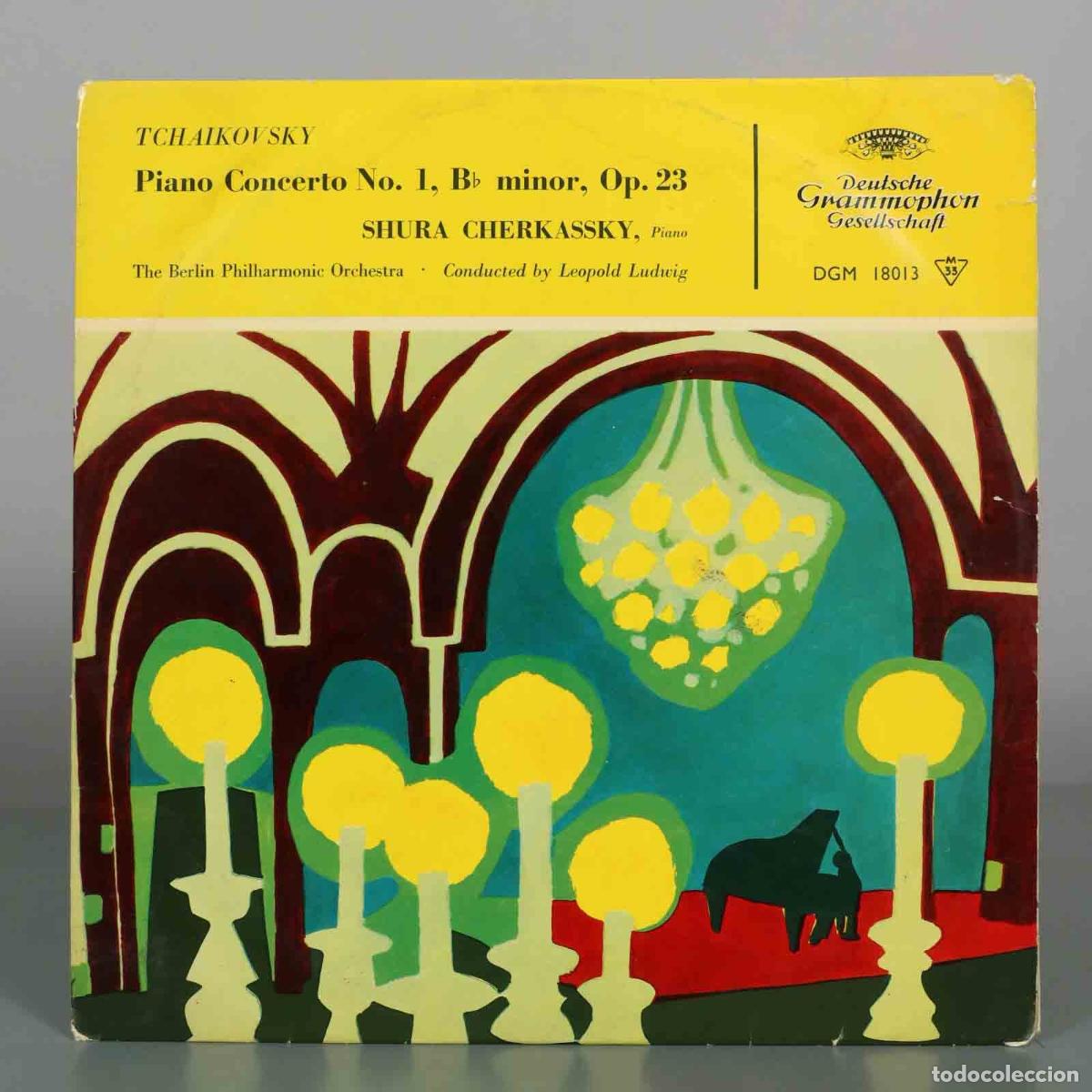 Discos de vinilo: LP. Tchaikovsky - Piano Concerto No. 1, Bb minor, Op. 23 - Shura Cherkassky, Berliner Philharmonike