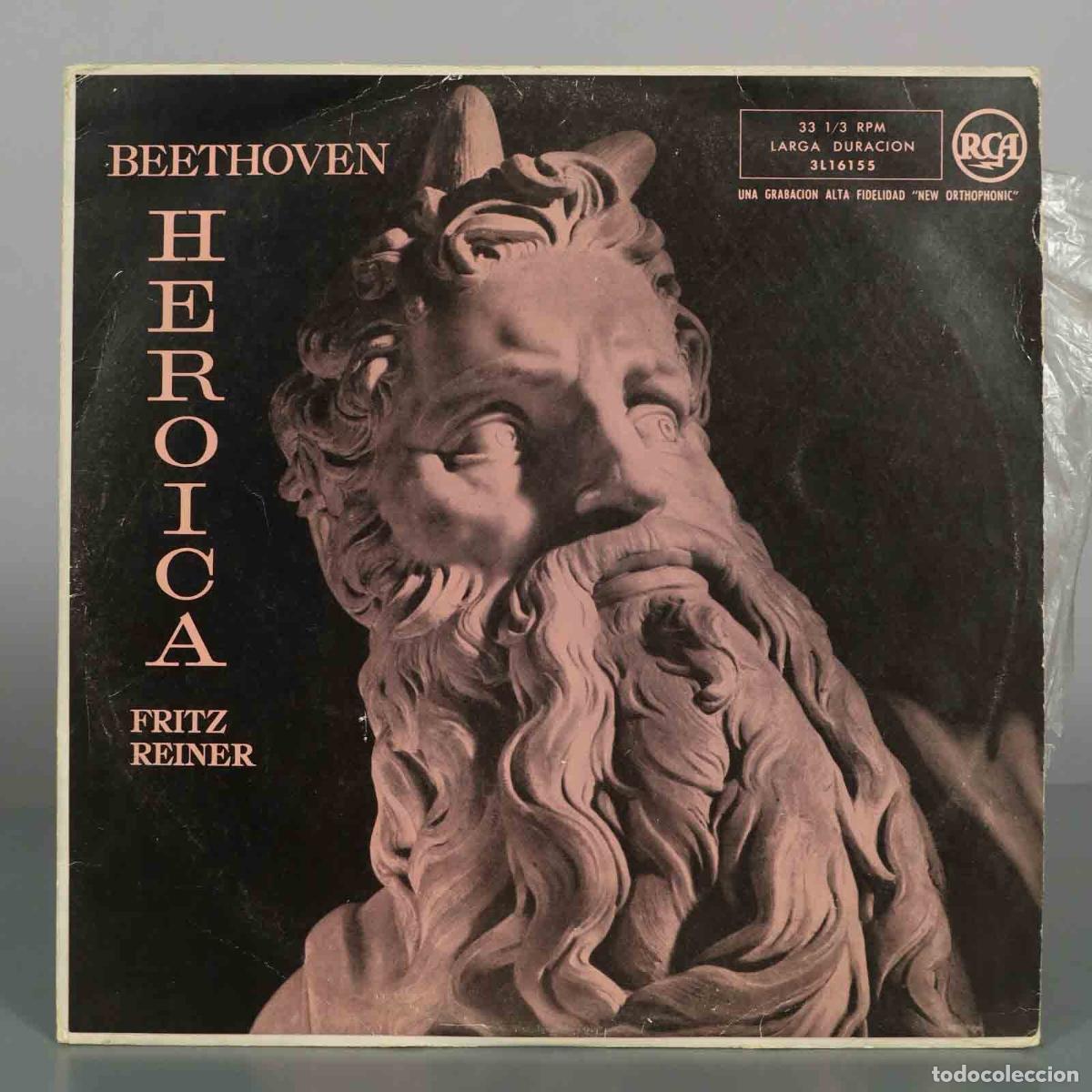 Discos de vinilo: LP. Sinfon&iacute;a n.&ordm; 3 Heroica - Beethoven, Fritz Reiner