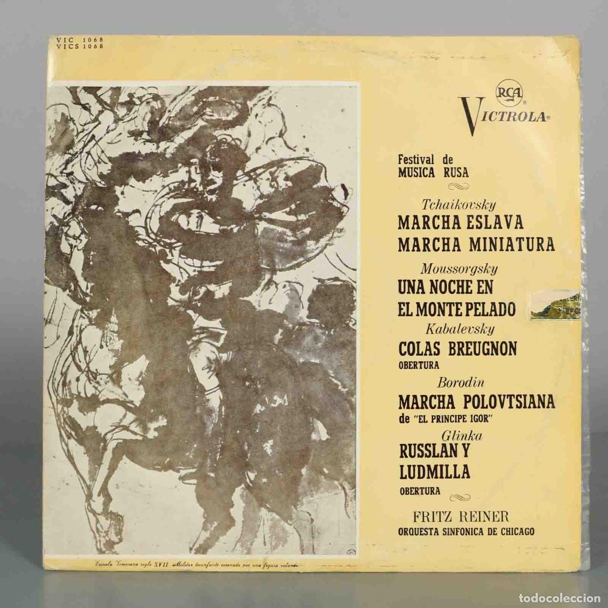 Discos de vinilo: LP. Festival de M&uacute;sica Rusa - Fritz Reiner, Orquesta Sinf&oacute;nica de Chicago