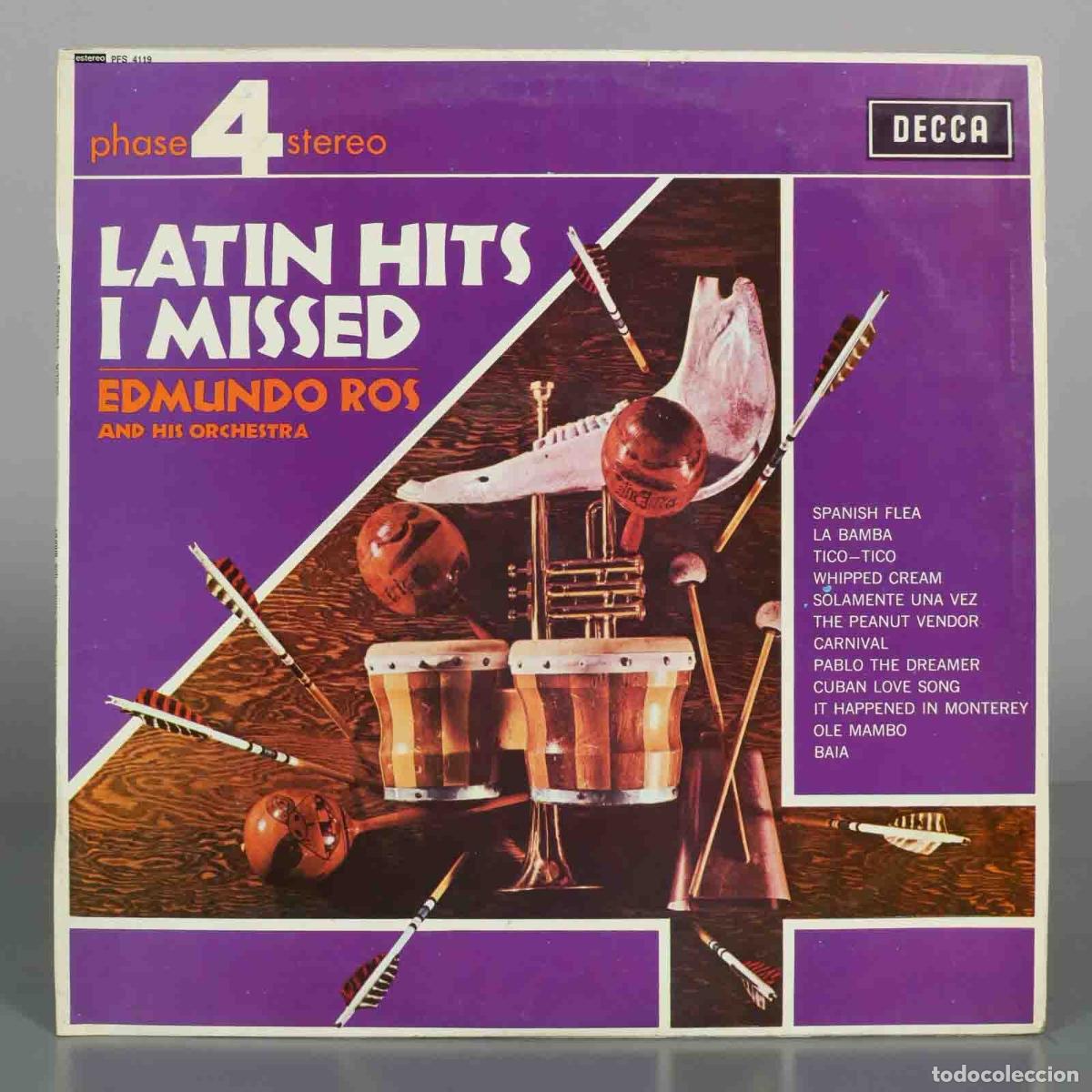 Discos de vinilo: LP. Latin Hits I Missed - Edmundo Ros and His Orchestra - Decca