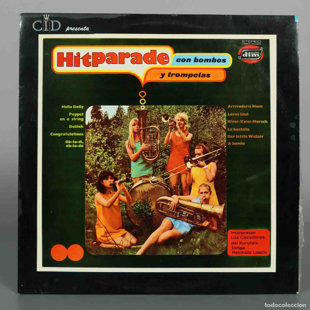 Discos de vinilo: LP. Hitparade con bombos y trompetas - Los Cazadores del Kurpfalz, Reinhold Losch