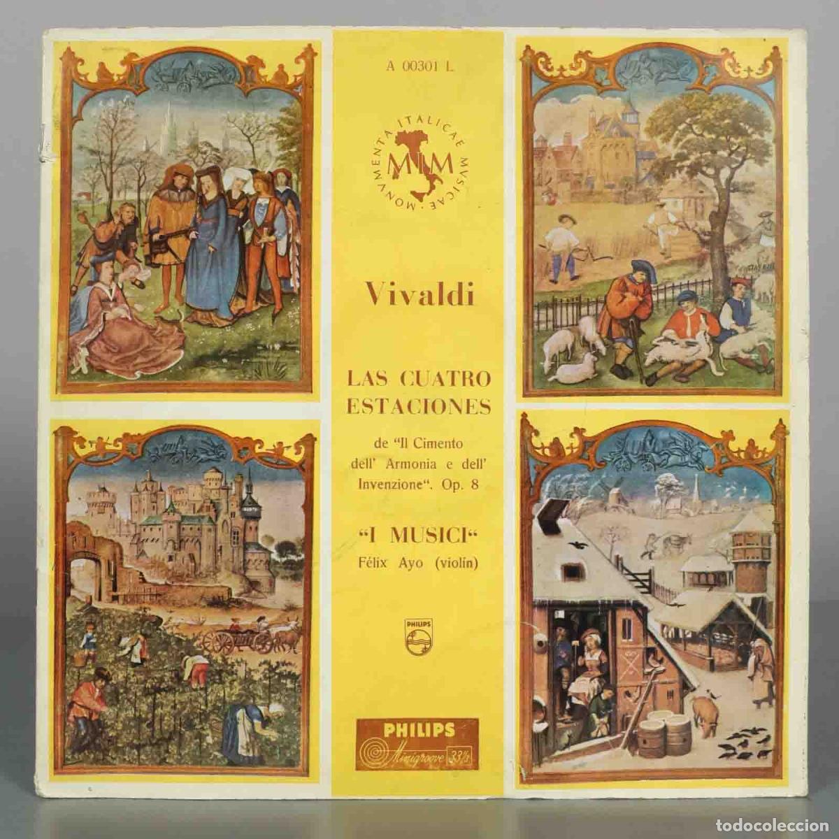 Discos de vinilo: LP. Vivaldi - Las Cuatro Estaciones - I Musici, F&eacute;lix Ayo - Philips