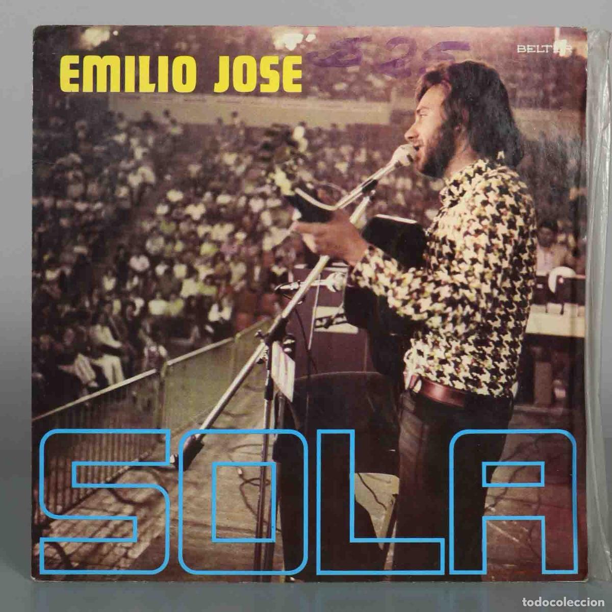 Discos de vinilo: LP. Sola - Emilio Jos&eacute; - Foto 1