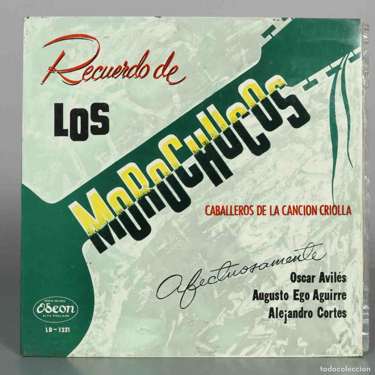Discos de vinilo: LP. Recuerdo de Los Morochucos - Oscar Avil&eacute;s, Augusto Ego-Aguirre, Alejandro Cort&eacute;s - Ode&oacute;n
