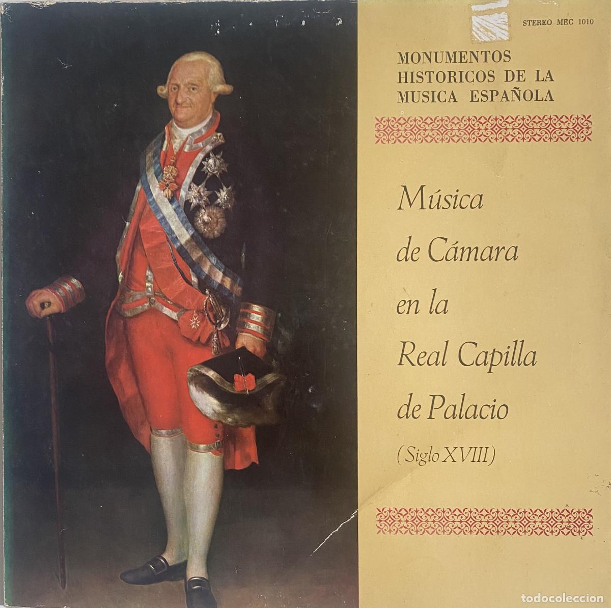 Discos de vinilo: MUSICA DE LA CAMARA EN LA REAL CAPILLA DE PALACIO SIGLO XVIII -DE LOS RIOS-OLIVER Y ASTORGA-LIDON -