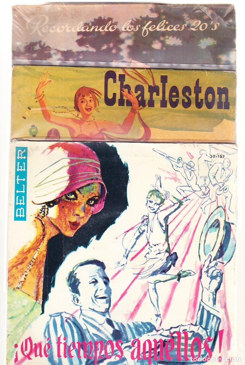 Disques de vinyle: LOTE 3 DISCOS VINILO, E.P. SINGLE , 45 R.P.M. =CHARLESTON ALL STARS, MOLINETTI'S QUINTET