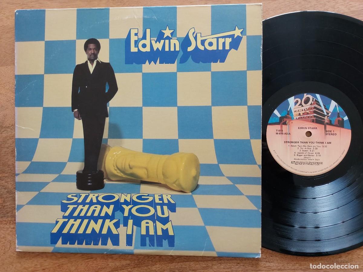 Discos de vinilo: EDWIN STARR - LP Spain * MINT * STRONGER THAN YOU THINK I AM