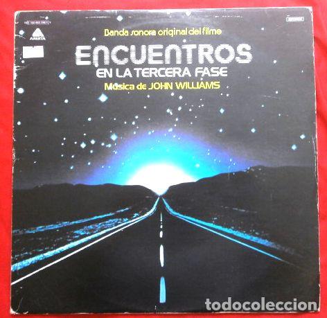 Discos de vinilo: ENCUENTROS EN LA TERCERA FASE (LP. BSO 1982) Banda Sonora del Film Spielberg - M&uacute;sica: John Williams
