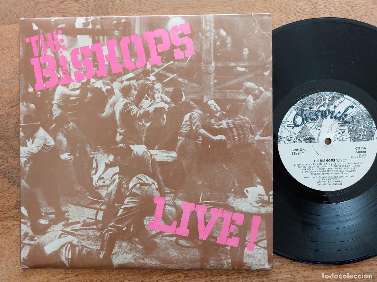 Discos de vinilo: THE BISHOPS - 10 pulgadas UK * MINT * LIVE! * CHISWICK RECORDS 1978