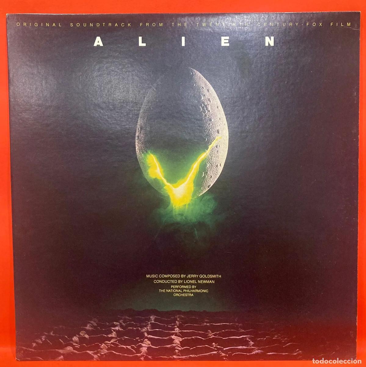 Discos de vinilo: ALIEN (el octavo pasajero) (LP. BSO 1979) Banda Sonora del Film Ridley Scott M&uacute;sica: Jerry Goldsmith