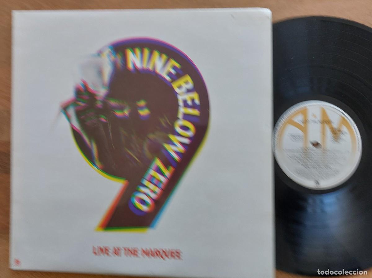 Discos de vinilo: NINE BELOW ZERO - LP UK * MINT * LIVE AT THE MARQUEE * A&M RECORDS 1980