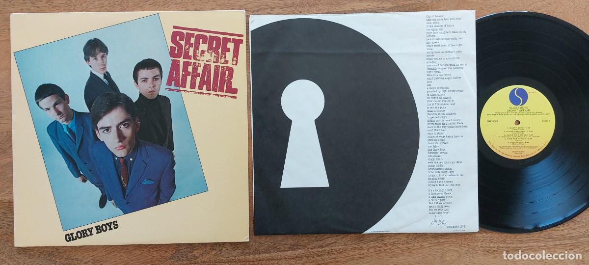 Discos de vinilo: SECRET AFFAIR - LP USA * MINT * GLORY BOYS * SIRE 1980 * Con hoja interior * REVIVAL MOD