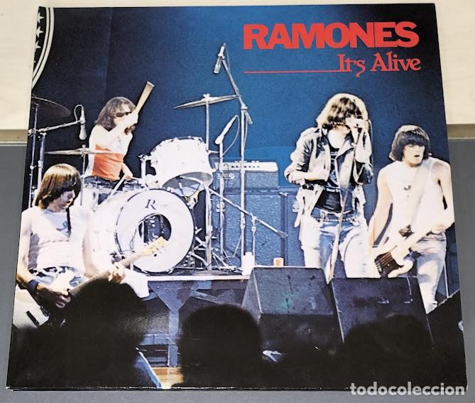 Discos de vinilo: Ramones - It's Alive - 2LP Sire ref. SIR K 66 087. Ed. europea.