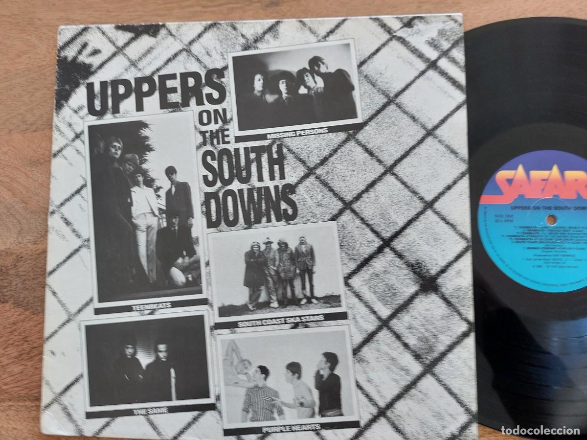 Discos de vinilo: PURPLE HEARTS / MISSING PERONS / TEENBEATS - LP UK * MINT * UPPERS ON THE SOUTH DOWN * SAFARI 1981