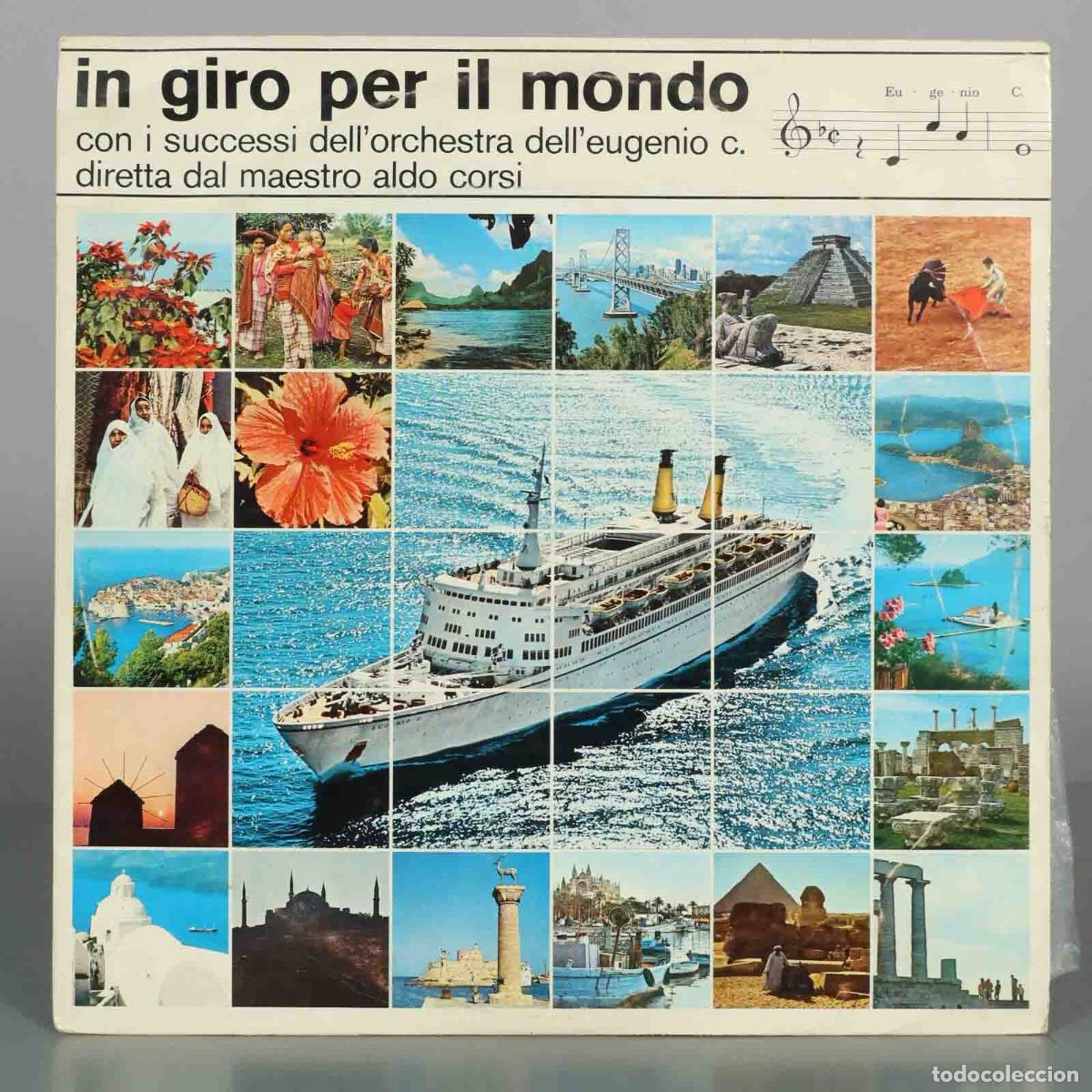 Discos de vinilo: LP. In giro per el mondo - Orchestra dell&acute;Eugenio C, Aldo Corsi