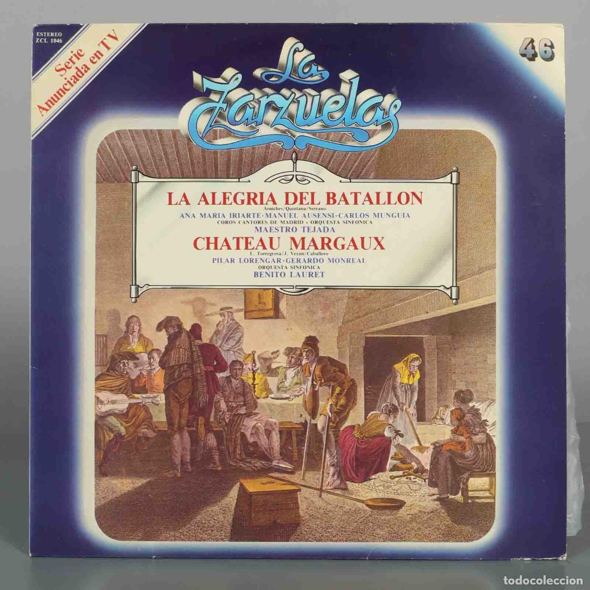 Discos de vinilo: LP. La Alegr&iacute;a del Batall&oacute;n, Chateau Margaux - Ana Mar&iacute;a Iriarte, Manuel Ausensi, Carlos Mungu&iacute;a, P