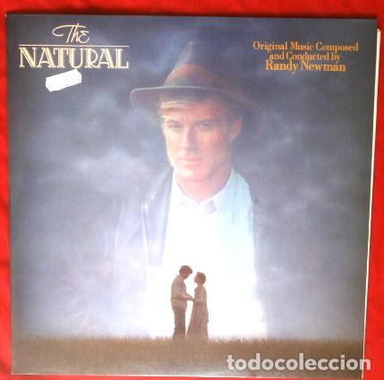 Discos de vinilo: THE NATURAL (LP. BSO 1984) Banda Sonora del Film El Mejor - M&uacute;sica: Randy Newman - Robert Redford