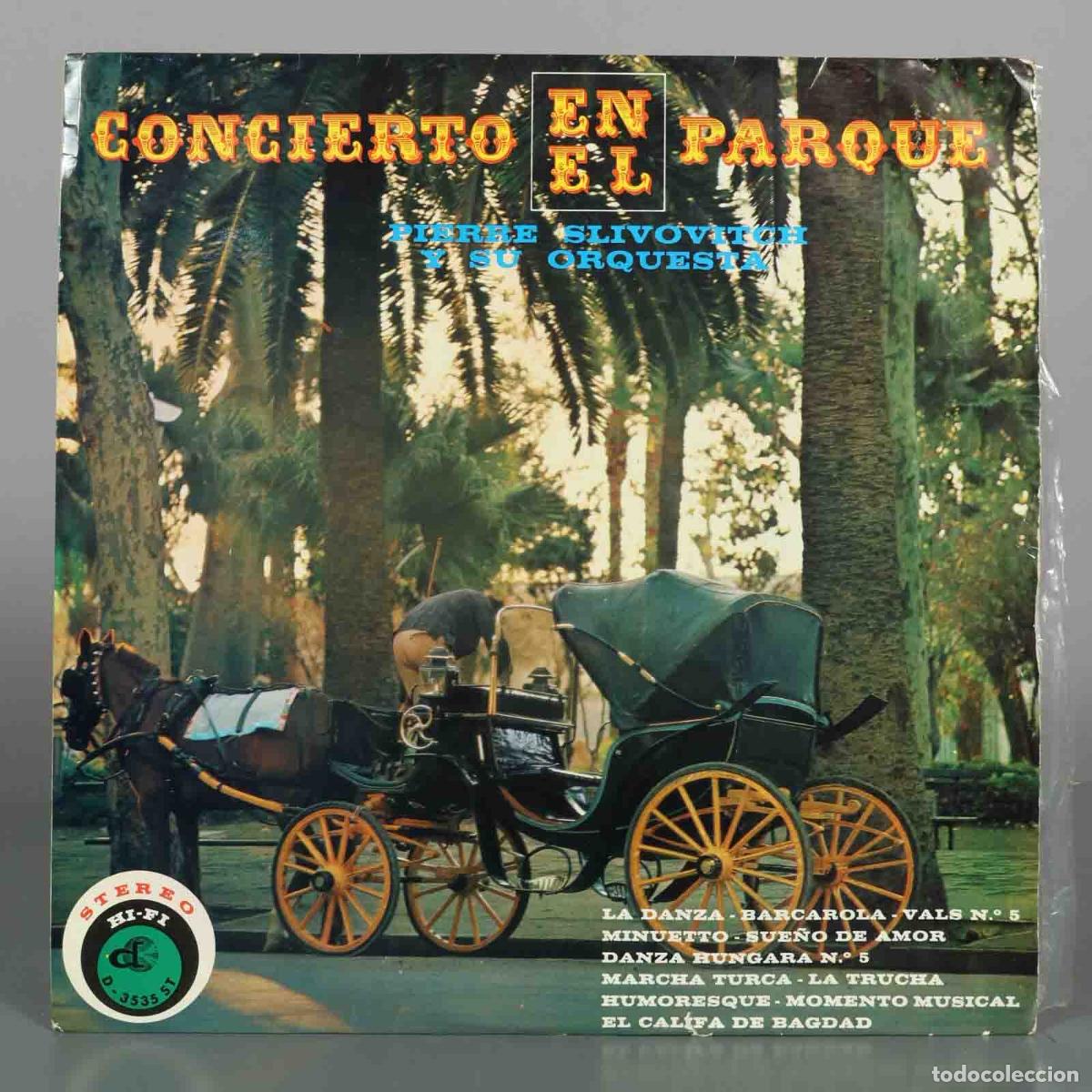 Discos de vinilo: LP. Concierto en el Parque - Pierre Slivovitch y su Orquesta