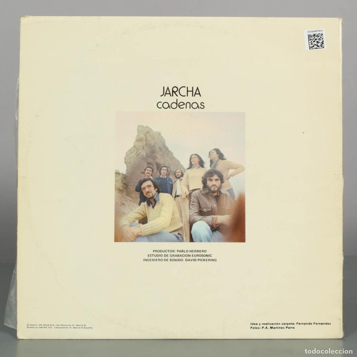 Discos de vinilo: LP. Cadenas - Jarcha - Foto 2