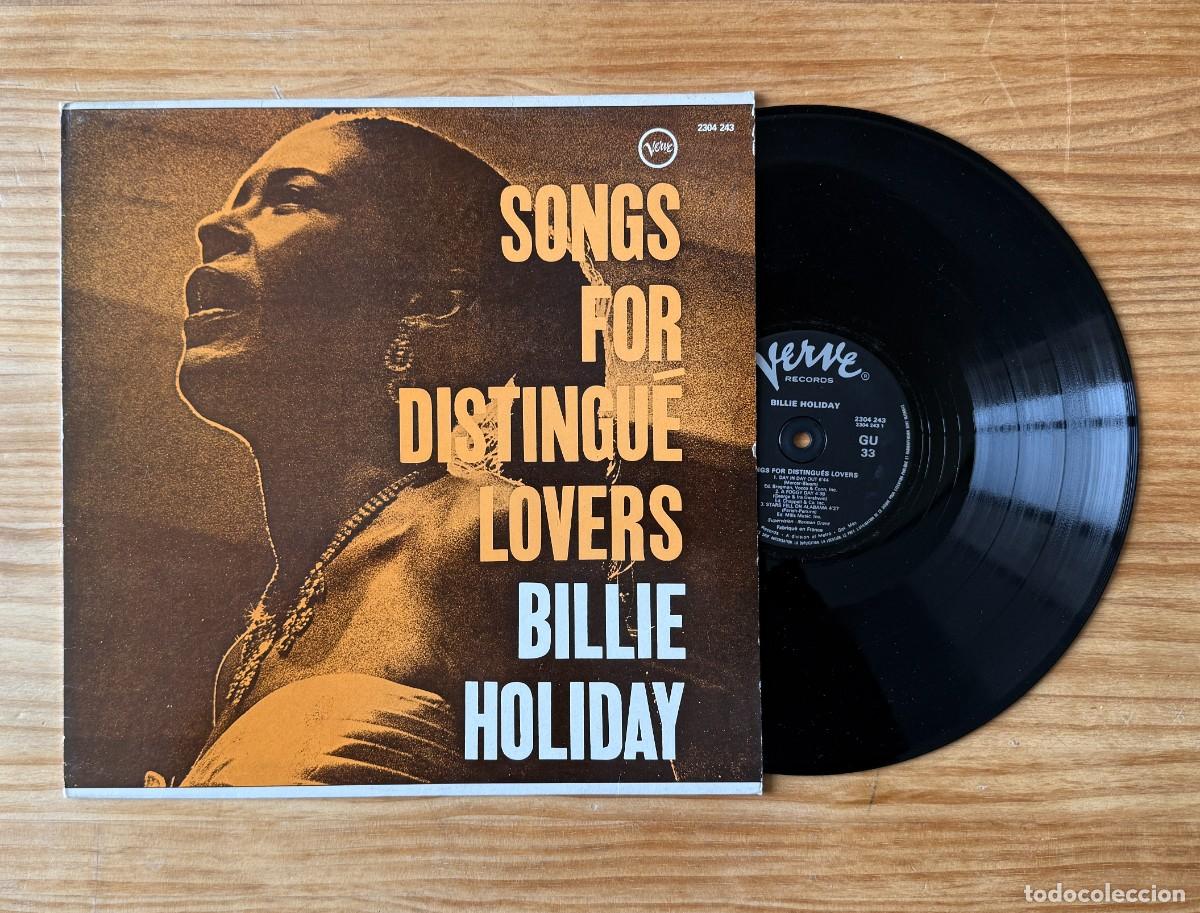 Discos de vinilo: Billie Holiday - Songs for distingu&eacute; lovers. France 1987