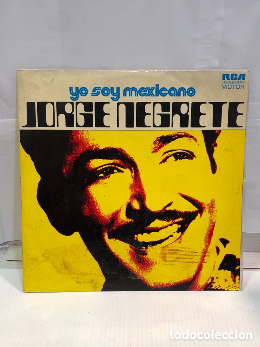 Vinyl records: Vinilo - Jorge Negrete. Yo soy mexicano