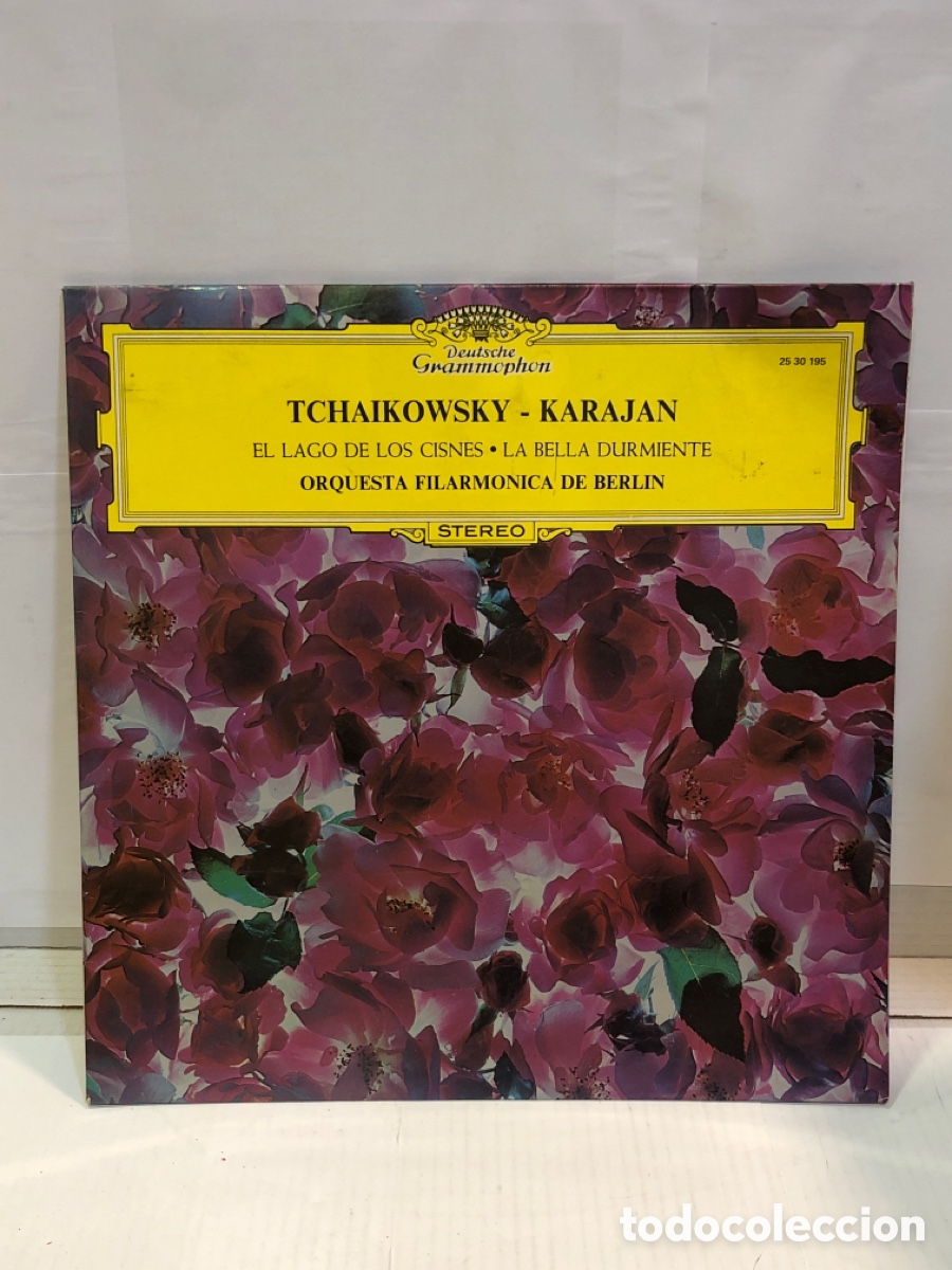 Discos de vinilo: Vinilo - Tchaikowsky - Karajan. El lago de los cisnes, La bella durmiente