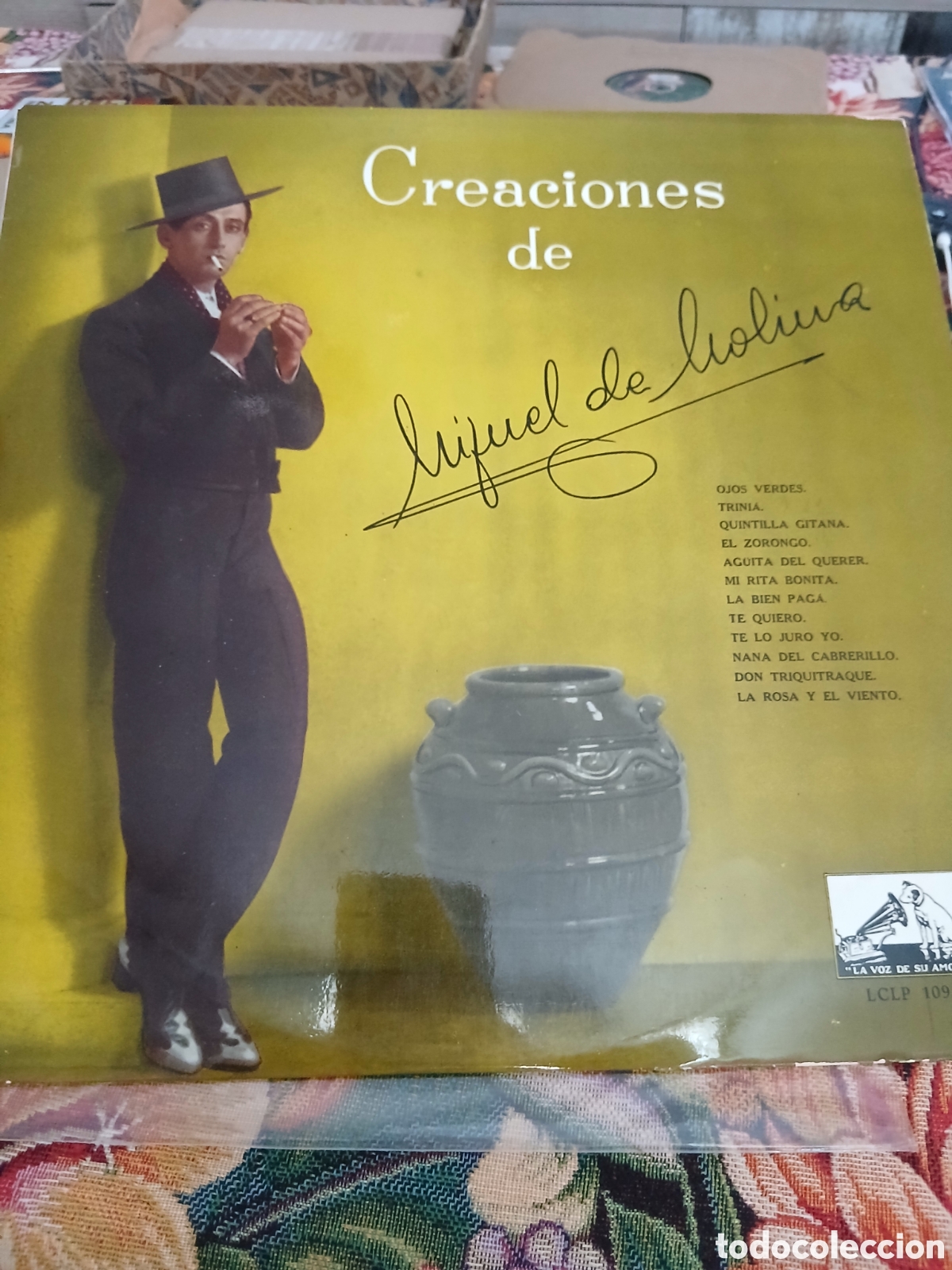 Vinyl records: Disco lp Vinilo Miguel de Molina
