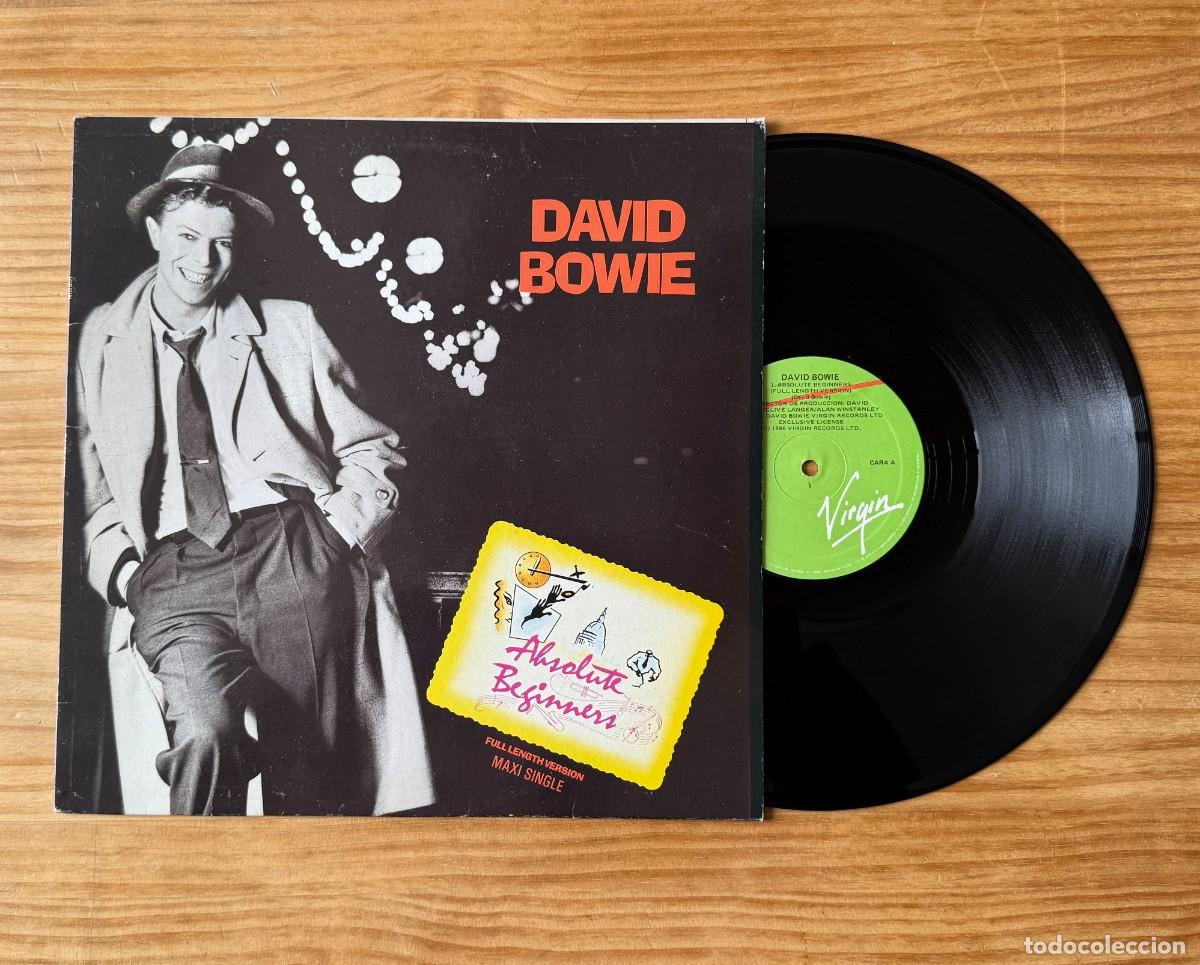 Discos de vinilo: David Bowie - Absolute Beginners. Maxi Single. Spain 1986 - Foto 1