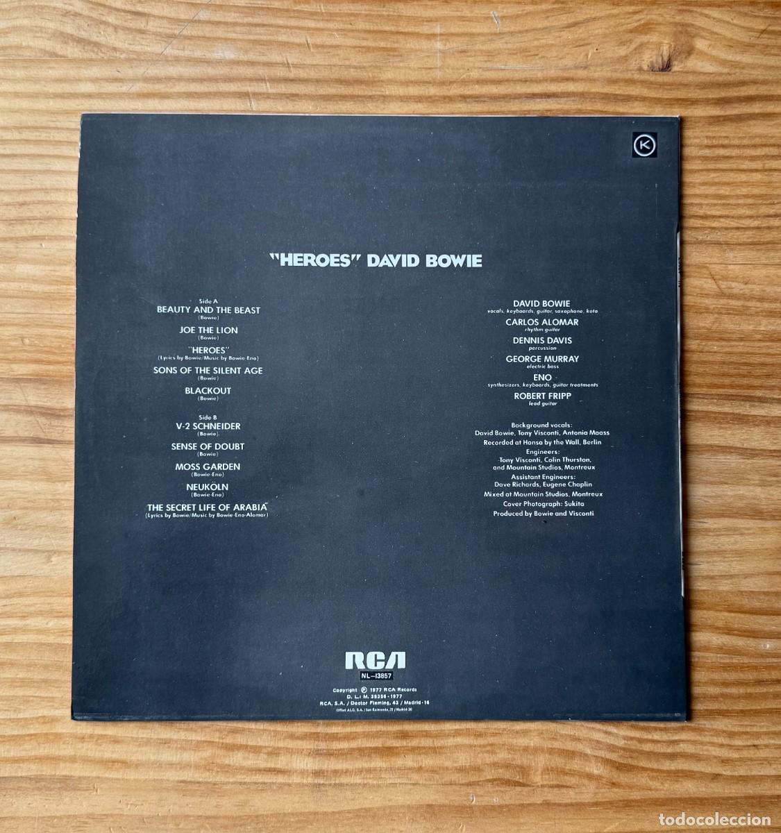 Discos de vinilo: David Bowie - Heroes. Spain 1977 - Foto 2