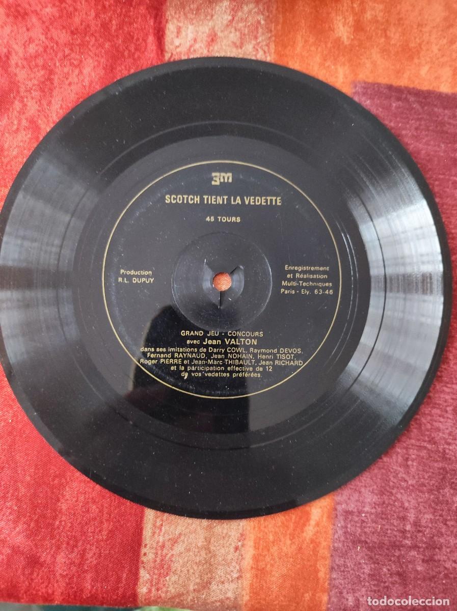 Discos de vinilo: Disco Vinilo Single 45 RPM Promocional Vintage - &rdquo;Scotch Tient La Vedette&rdquo; (Rareza Publicitaria)