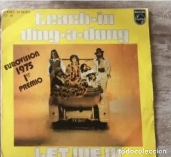 Disques de vinyle: LET ME IN -EUROVISION 1975 - TEACH--IN DING-A-DONG