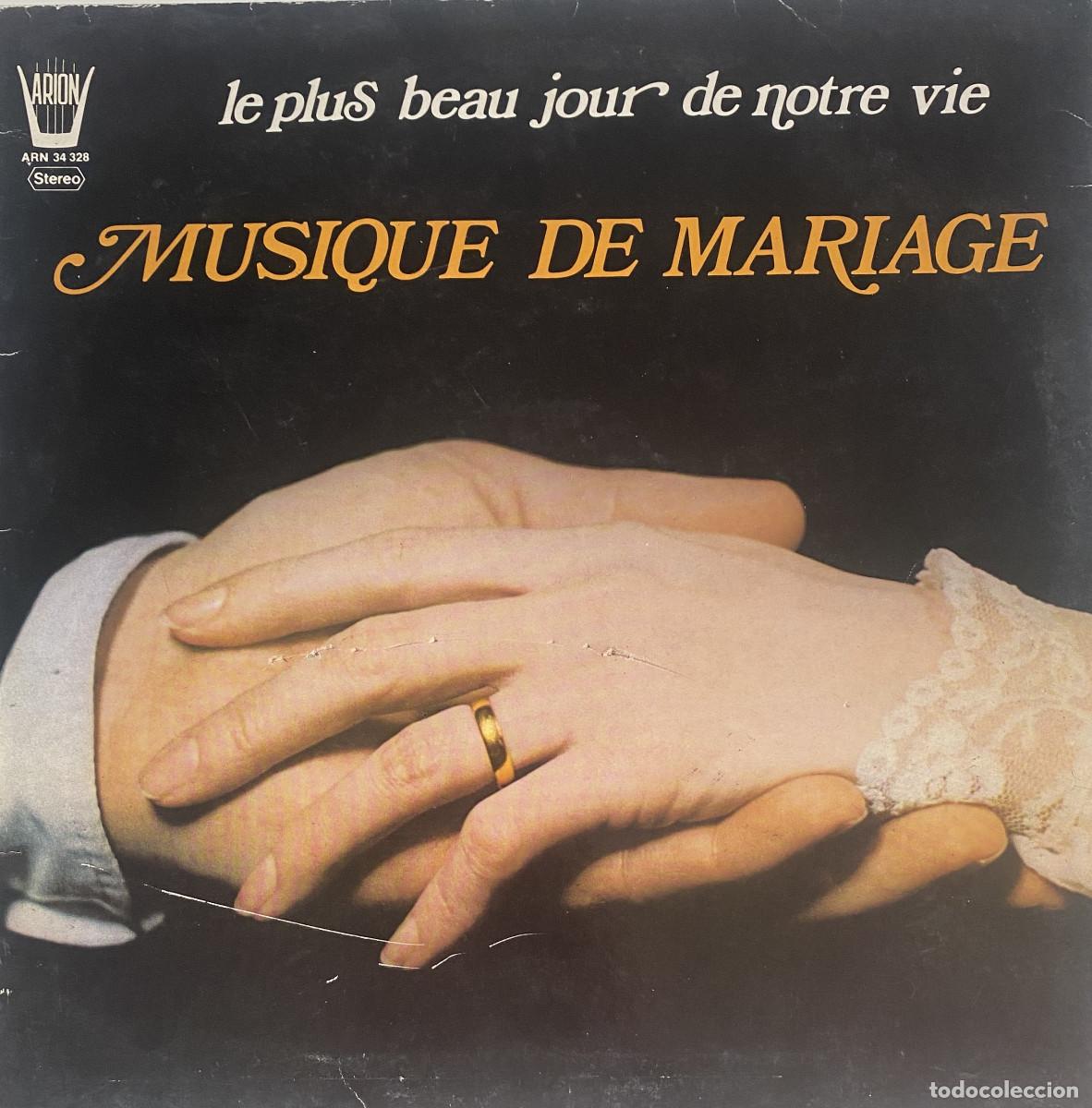 Discos de vinilo: MUSIQUE DE MARIAGE - LE PLUS BEAU JOUR DE NOTRE VIE - ANNIE JODRY - GEORGES DELVALLEE - 1981
