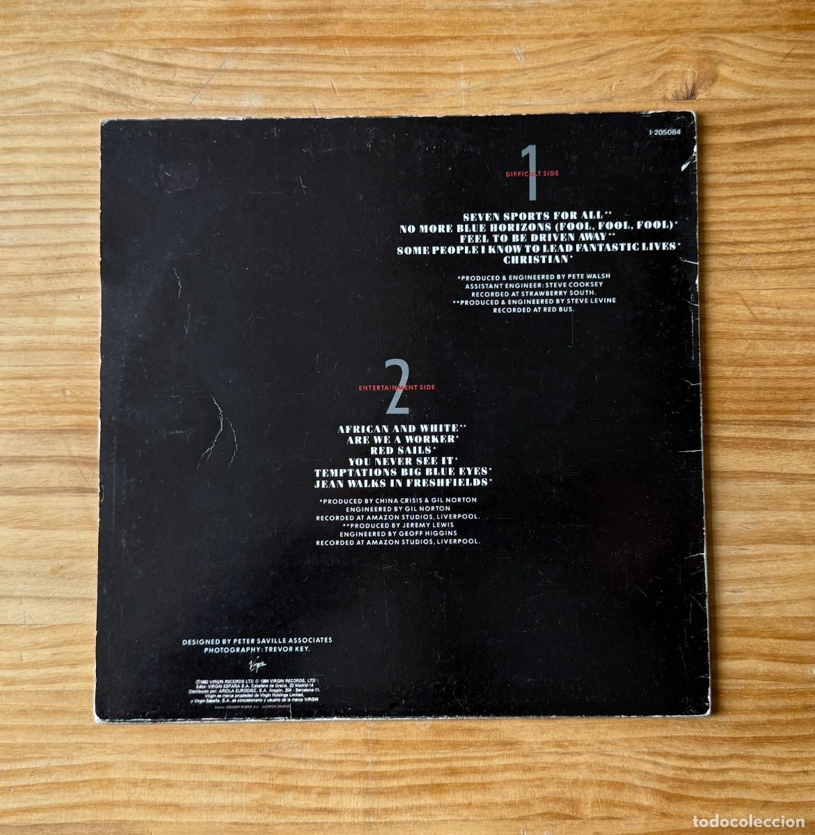 Discos de vinilo: China Crisis &ndash; Difficult Shapes & Passive Rhythms. Spain 1982 - Foto 2