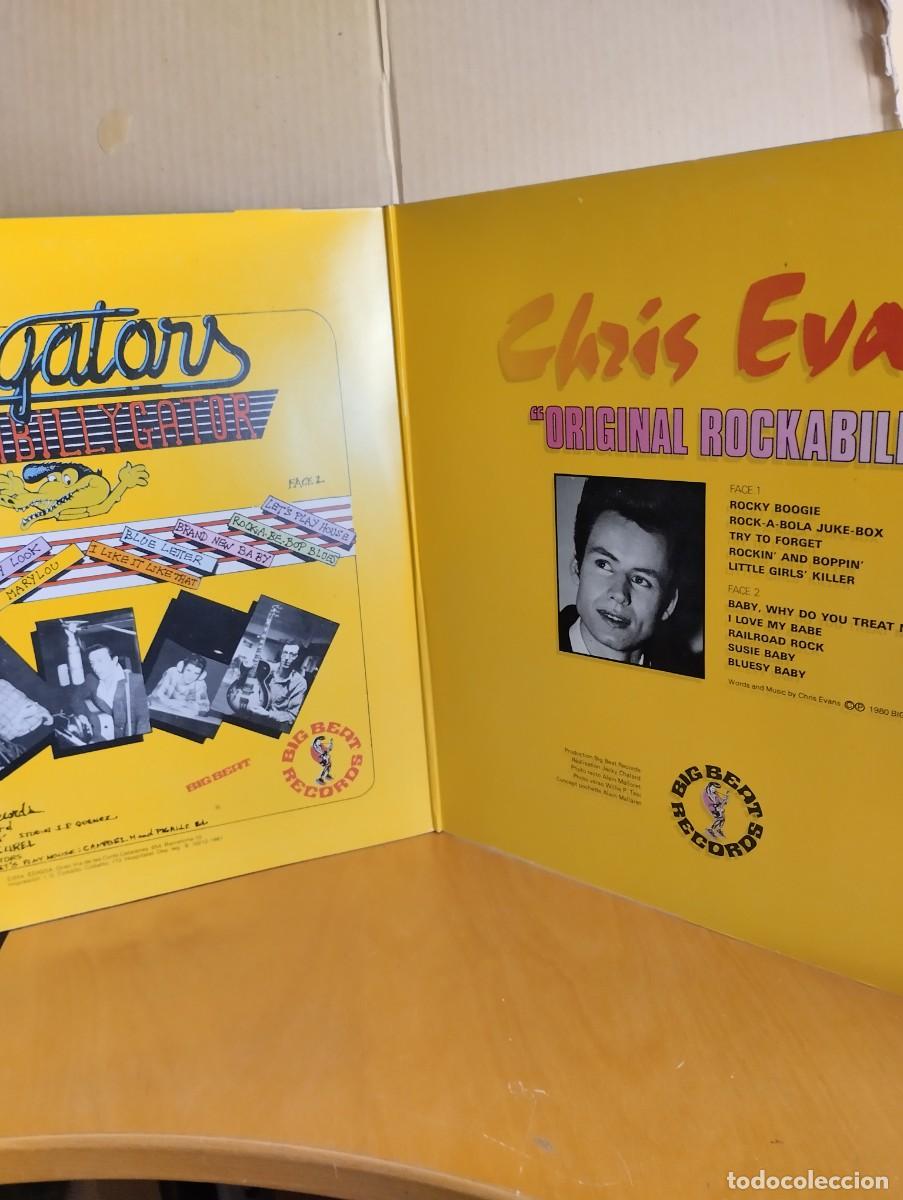 Discos de vinilo: ALLIGATORS --- ROCKABILLYGATOR --- CHRIS EVANS --- ORIGINAL ROCKABILLY - Foto 3
