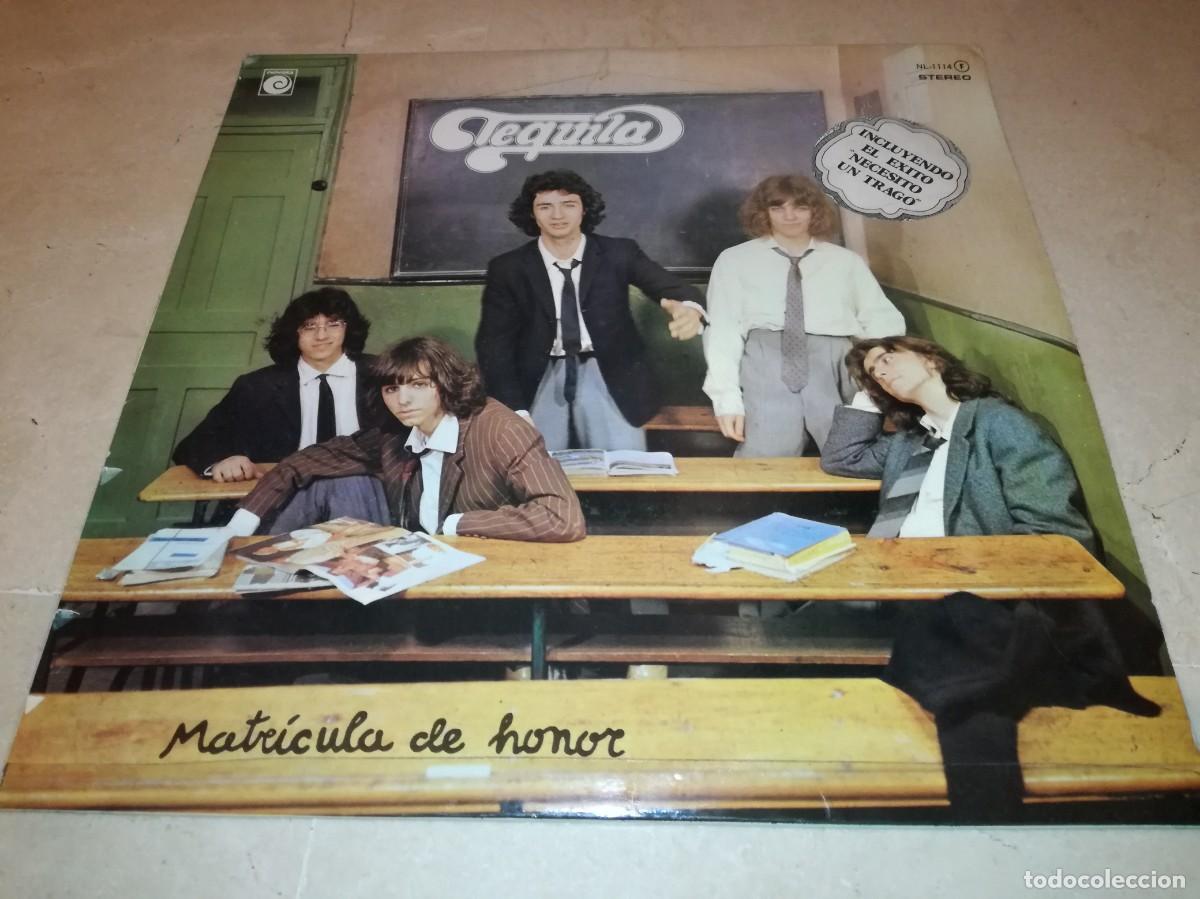 Discos de vinilo: TEQUILA-MATRICULA DE HONOR-SU PRIMER LP-CONTIENE ENCARTE-ORIGINAL 1978