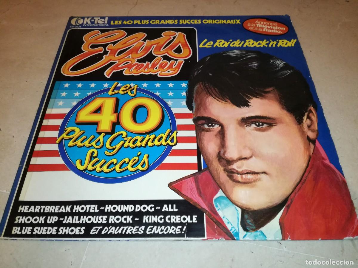 Discos de vinilo: ELVIS PRESLEY-LE ROI DU ROCK &acute;N&acute; ROLL-DOBLE LP