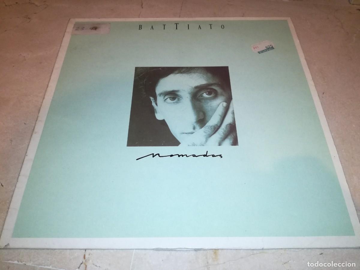Discos de vinilo: FRANCO BATTIATO-NOMADAS-CONTIENE ENCARTE-ORIGINAL ESPA&Ntilde;OL 1987