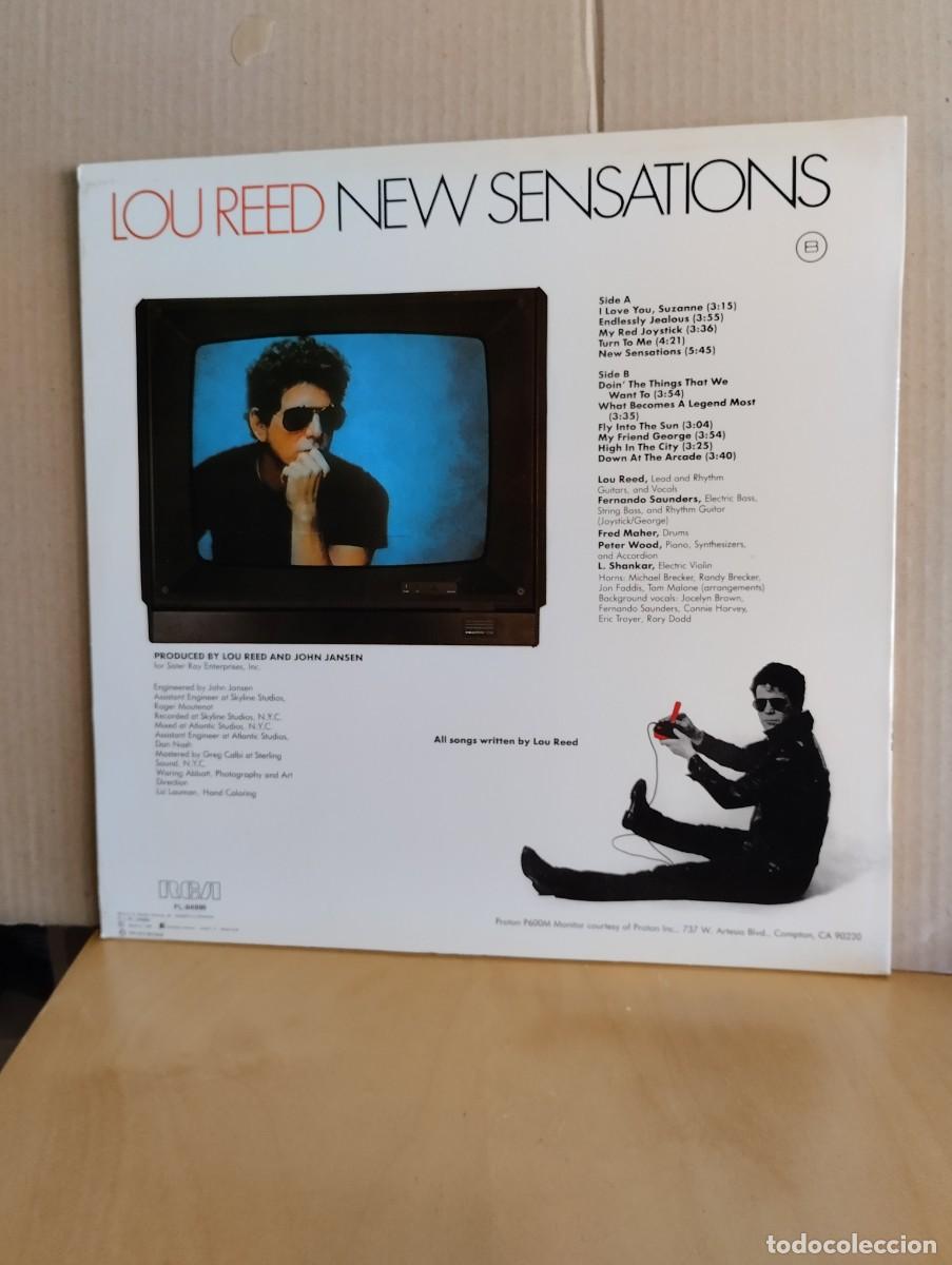 Discos de vinilo: LOU REED ----- NEW SENSATIONS - Foto 2