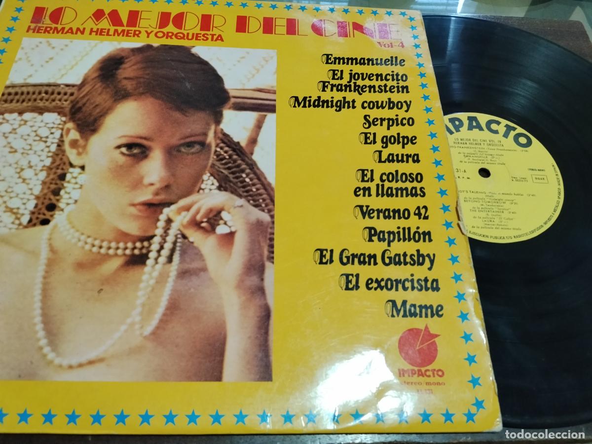 Discos de vinilo: LO MEJOR DEL CINE. HERMAN HELMER Y ORQUESTA