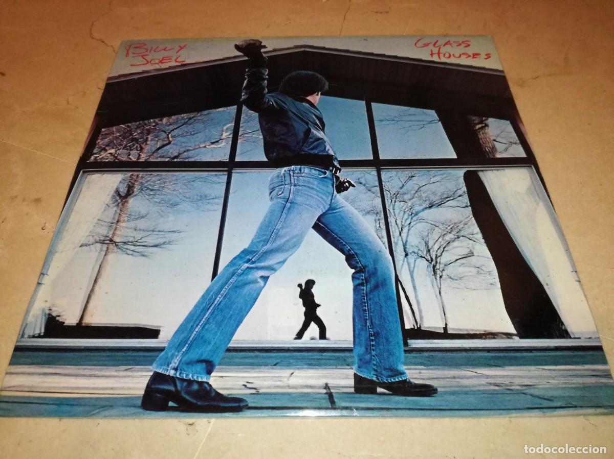 Discos de vinilo: BILLY JOEL-GLASS HOUSES-CONTIENE ENCARTE-ORIGINAL ESPA&Ntilde;OL 1980