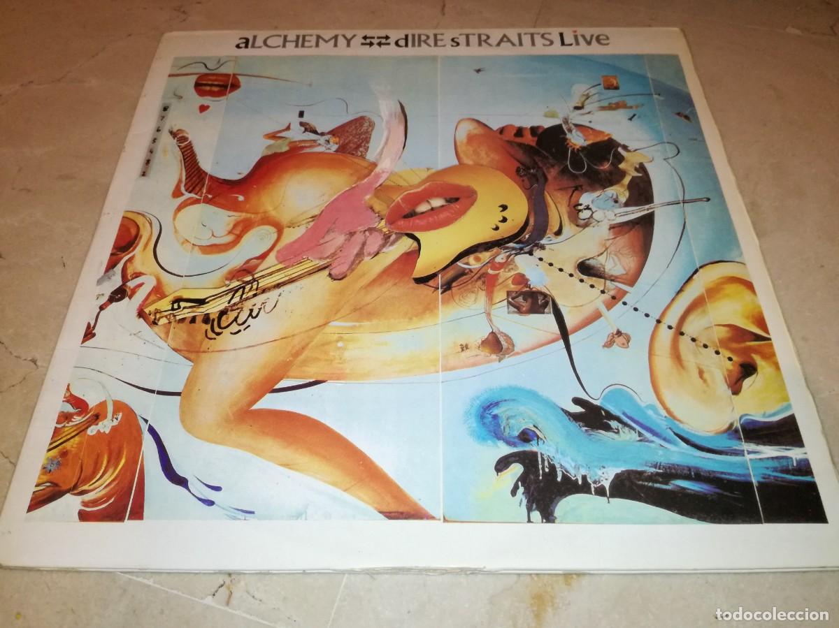Discos de vinilo: DIRE STRAITS LIVE-ALCHEMY-DOBLE LP-ORIGINAL ESPA&Ntilde;OL 1984