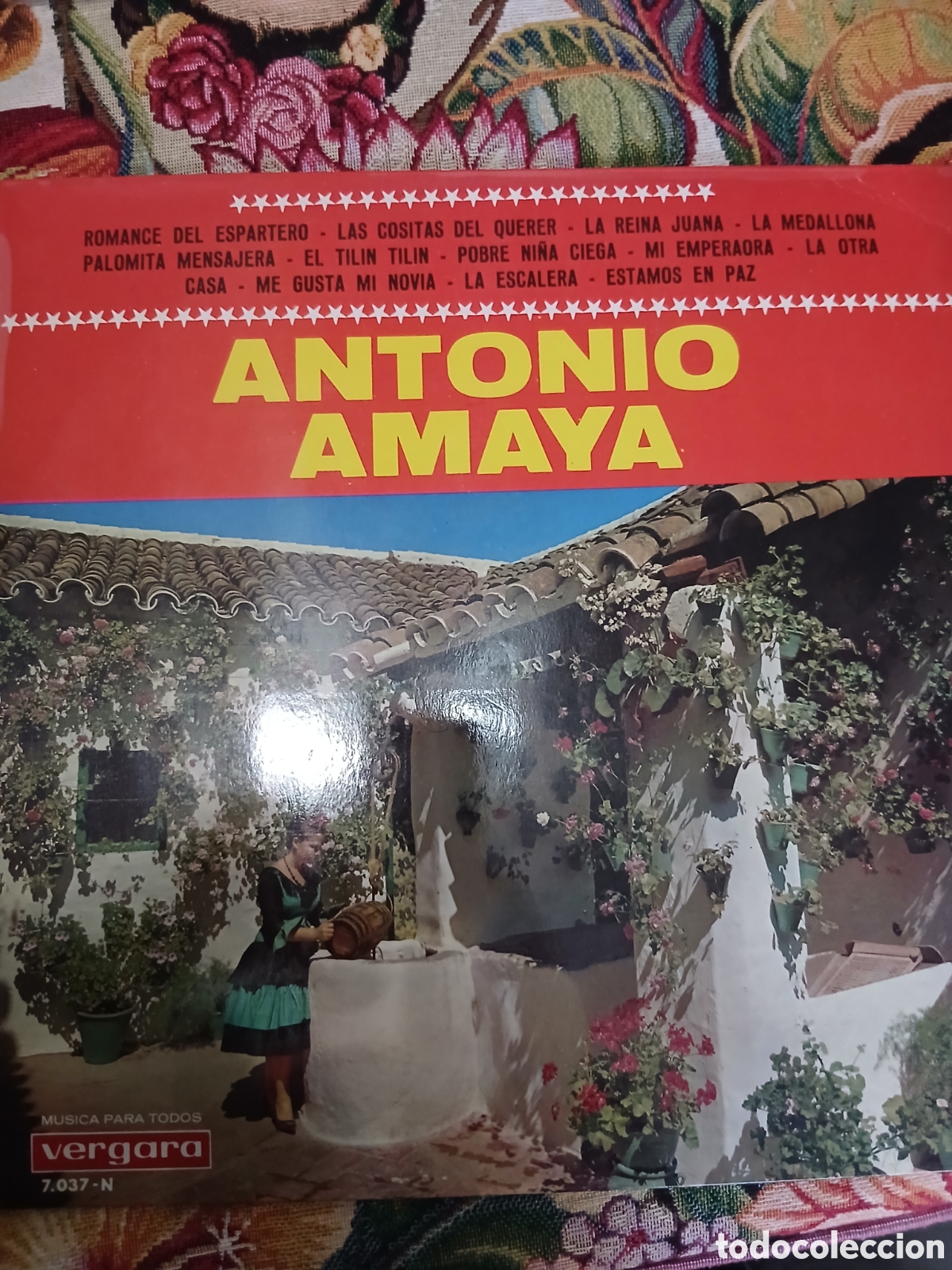 Discos de vinilo: Disco lp vinilo Antonio Amaya