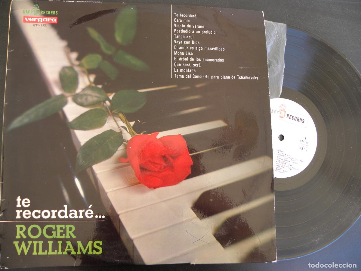 Discos de vinilo: ROGER WILLIAMS, TE RECORDARE -LP 1967 -PEDIDO MINIMO 3 EUROS