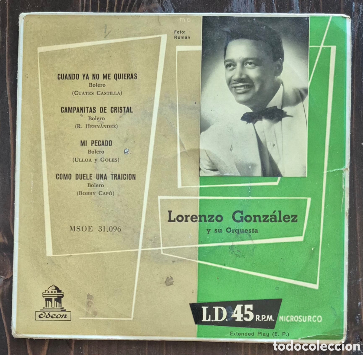 Discos de vinilo: EP - LORENZO GONZ&Aacute;LEZ - CUANDO YA NO ME QUIERAS